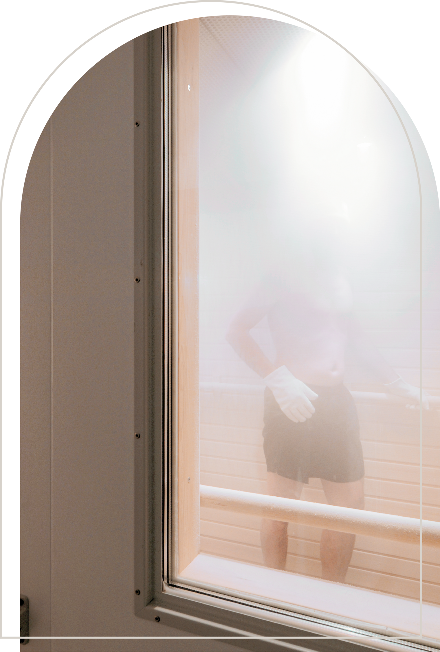 Kältekammer mit Person