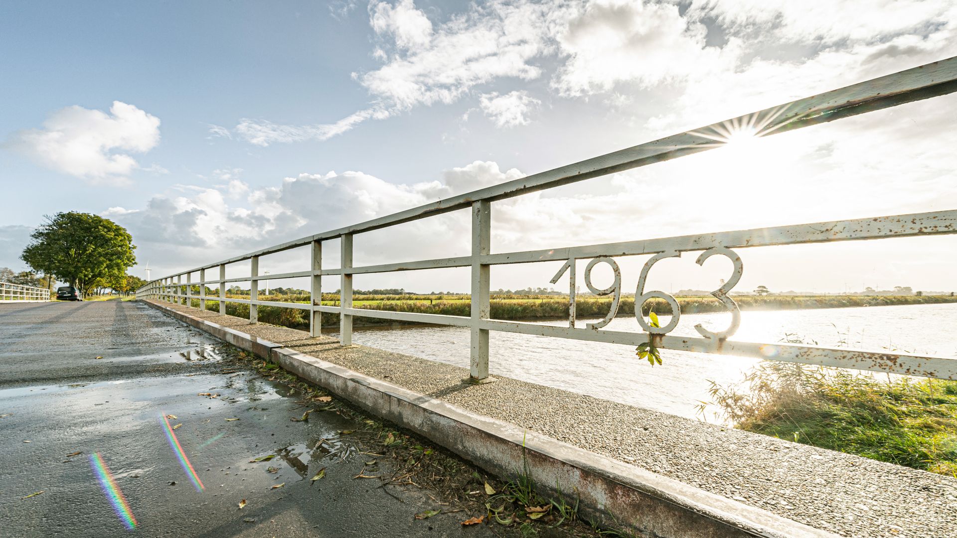 Brücke über das Wangermeer im Wangerland